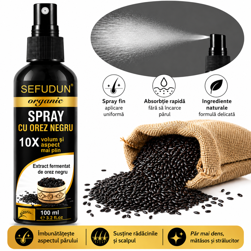 Spray cu orez negru SEFUDUN pentru îngrijirea părului – 100 ml