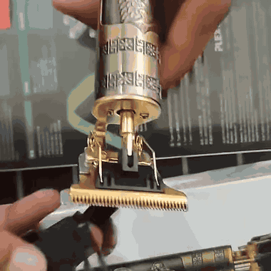 Trimmer profesional T9 Vintage – Dragon Gold