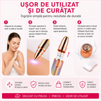 Epilator electric 2-în-1 pentru față și corp
